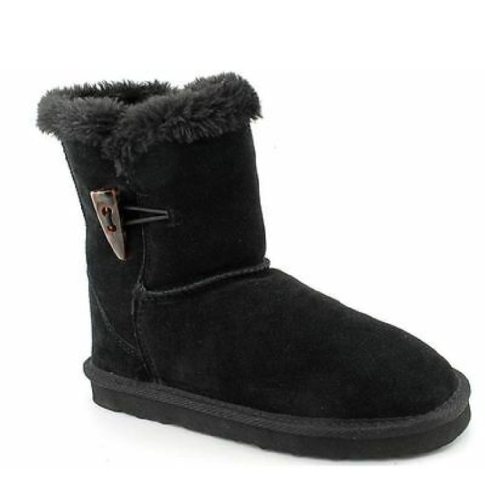 Style&Co Black Fuax-Fur Genuine Suede Boots. New!